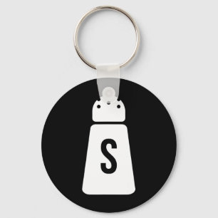 Salt And Pepper Shakers Funny Couple Matching Hall Keychain