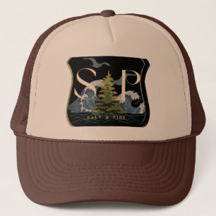 Salt And Pine Nature Service Trucker Hat