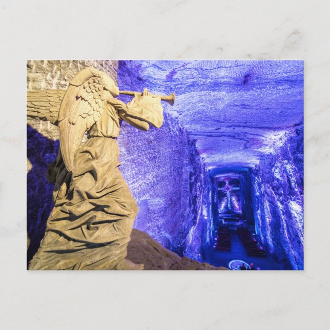 Salt Cathedral Angel Postcard (Front)