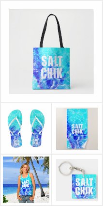 Salt Chic Logo Blue Water