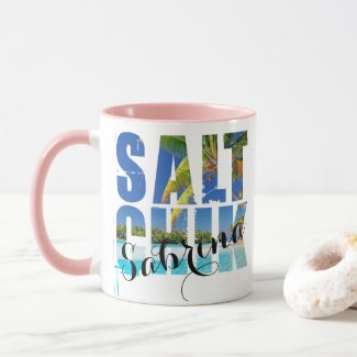 Salt Chik Beach Palm Tree Mug