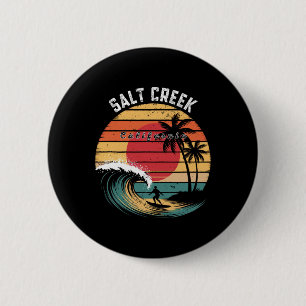 Salt Creek Beach California Beach Surfing Button