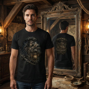 Salt-Cursed Captain T-Shirt – Dead Men Don’t Brag