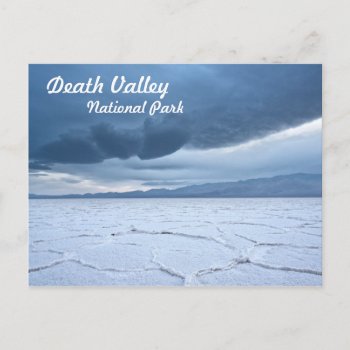 Salt Flats In Death Valley Postcard by The_Edge_of_Light at Zazzle