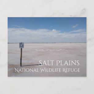 Salt Flats, Salt Plains National Wildlife Refuge Postcard