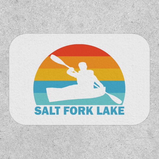 Salt Fork Lake Ohio Kayak Patch (Front)