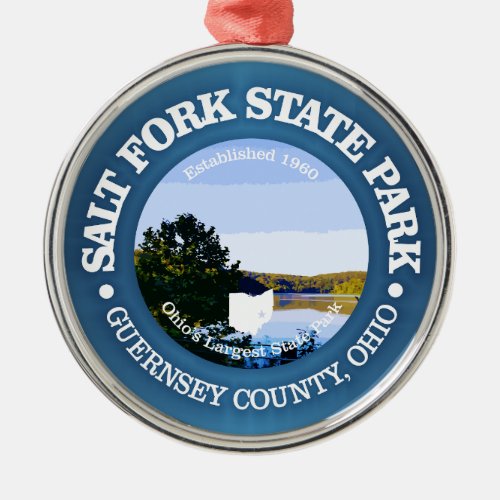 Salt Fork SP Metal Ornament