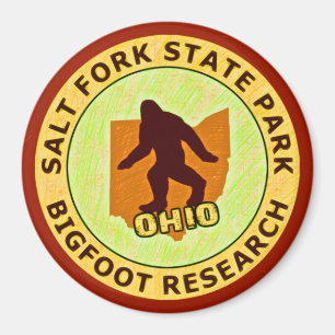 Salt Fork State Park Bigfoot Research Magnet