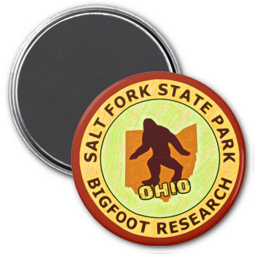 Salt Fork State Park Bigfoot Research Magnet