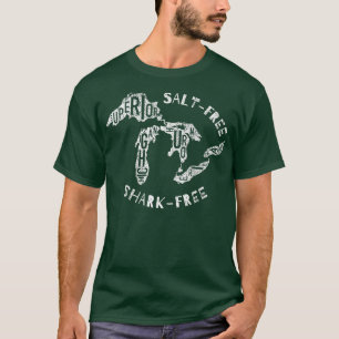 Salt Free Shark Free Great Lakes Premium T-Shirt
