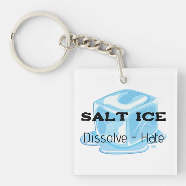 Salt Ice Keychain (Front)
