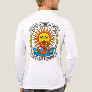 Salt in the Blood Sun & Anchor Nautical Adventure Tri-Blend Shirt
