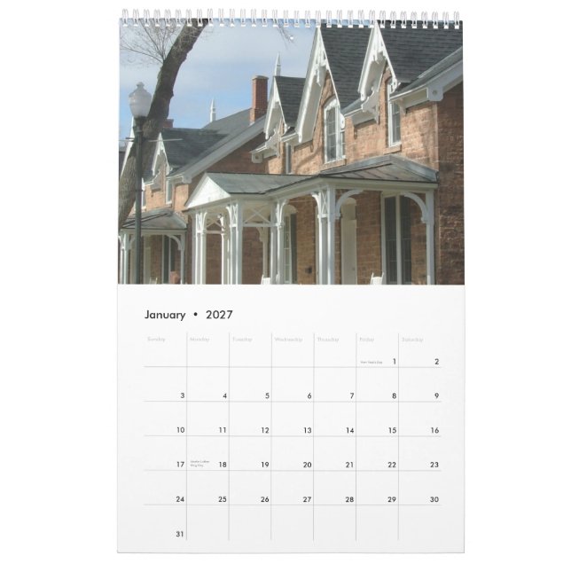 Salt Lake City Architecture Calendar 2011 (Jan 2027)