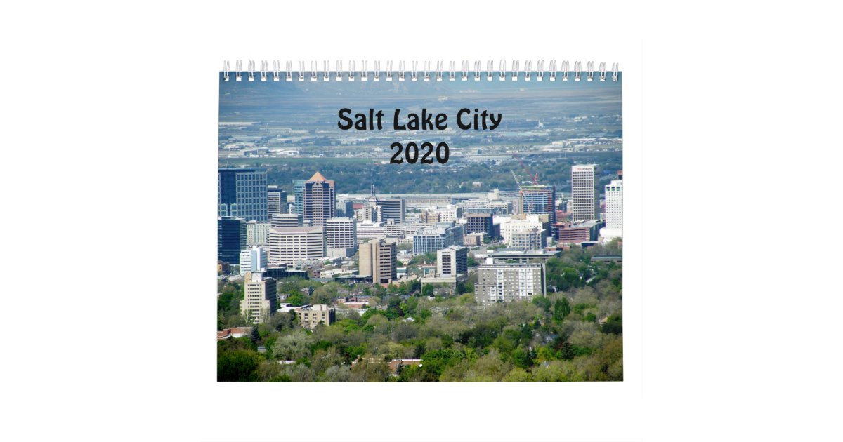 Salt Lake City Calendar 2020 Zazzle com Salt Lake City Calendar 2020 Zazzle com