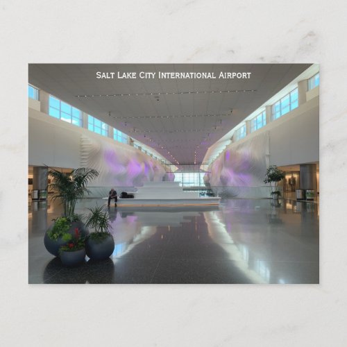 Salt Lake City International Airport Postcard