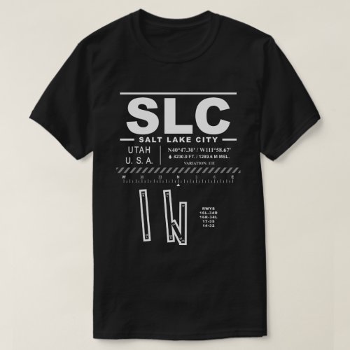 Salt Lake City International Airport SLC T_Shirt