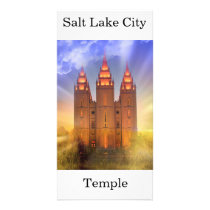 Salt Lake city LDS Temple Card