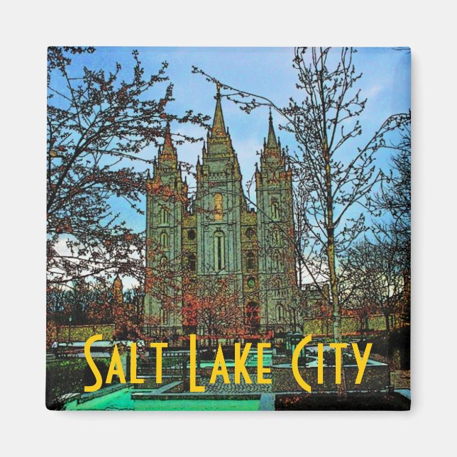 Salt Lake City Magnet (Front)