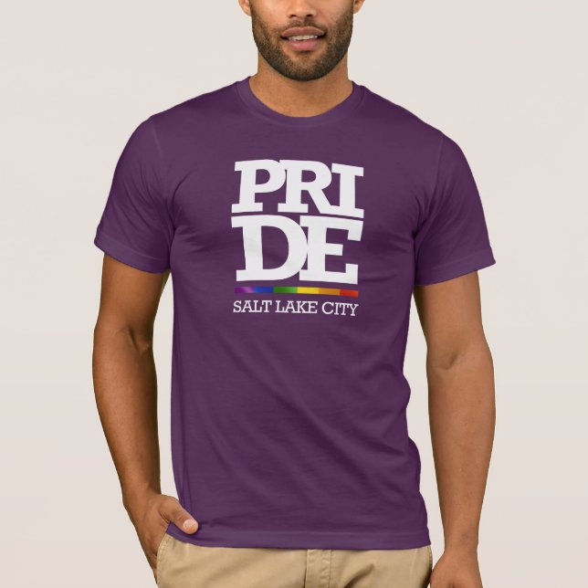 SALT LAKE CITY PRIDE -- .png T-Shirt (Front)