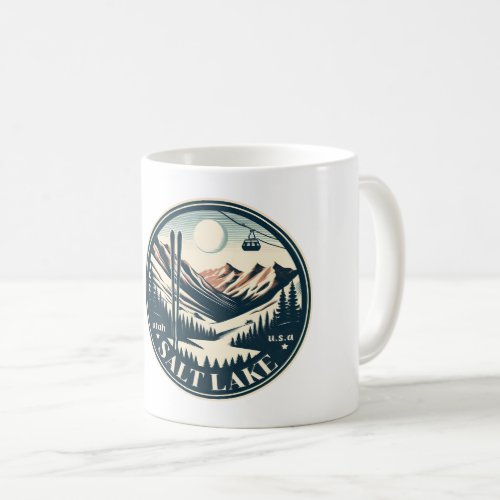 Salt Lake City Ski Resorts Utah skking gifts Coffee Mug