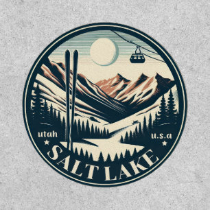 Salt Lake City Ski Resorts Utah skking gifts Patch