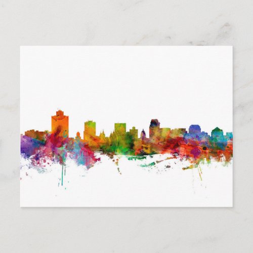 Salt Lake City Skyline Postcard