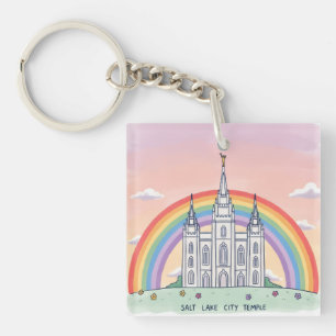 Salt Lake City Temple Keychain