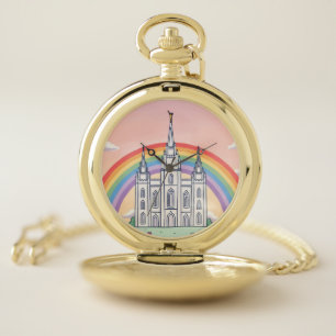 Salt Lake City Temple Pocket Watch