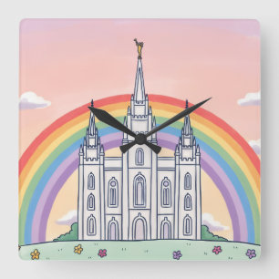 Salt Lake City Temple Square Wall Clock