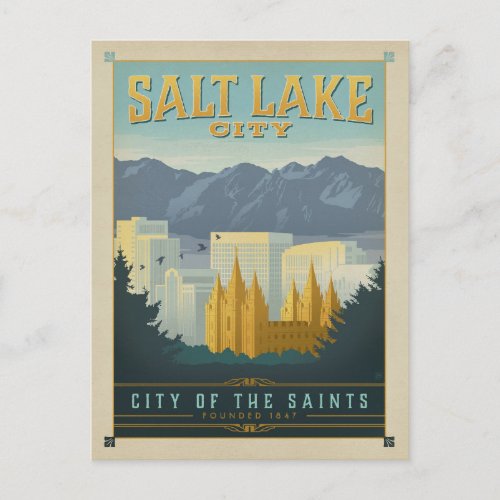 Salt Lake City UT Postcard