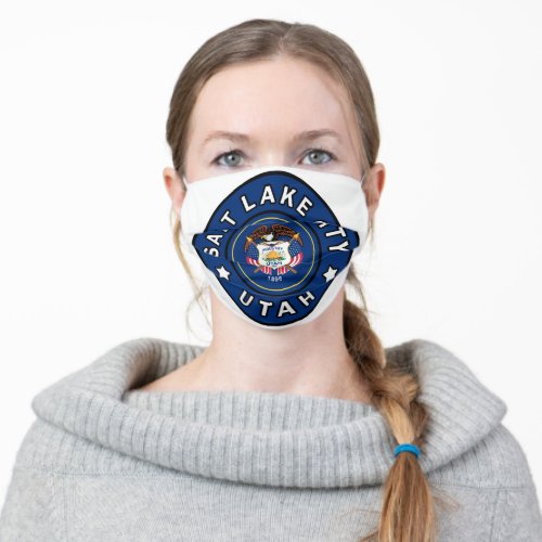 Salt Lake City Utah Adult Cloth Face Mask