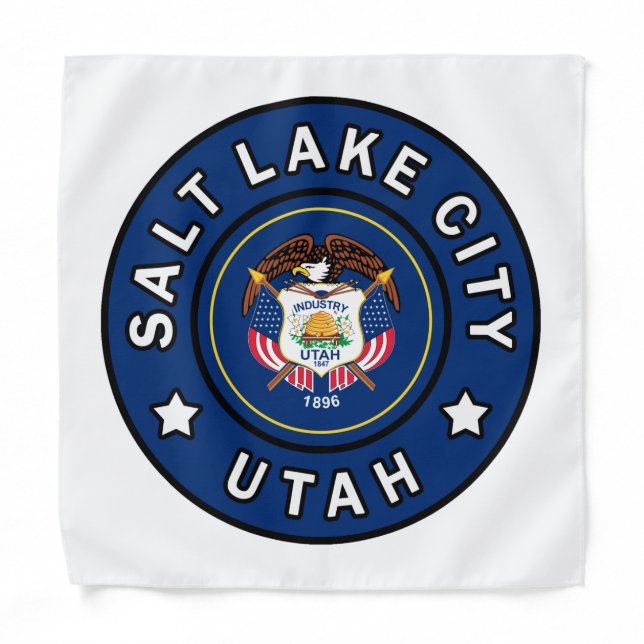 Salt Lake City Utah Bandana (Front)