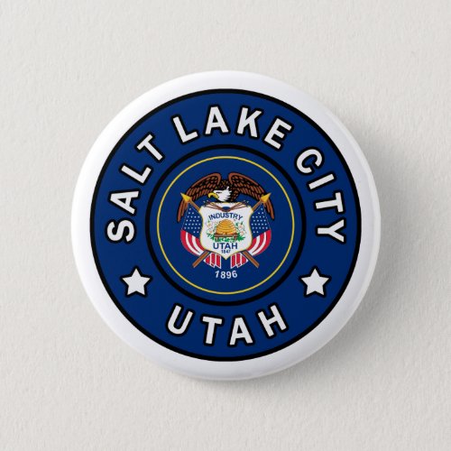 Salt Lake City Utah Button