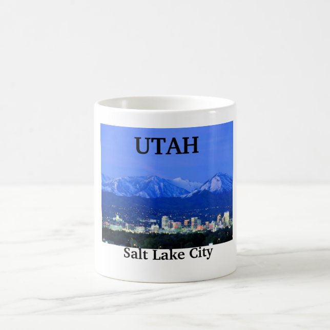 Salt Lake City, UTAH Coffee Mug (Center)