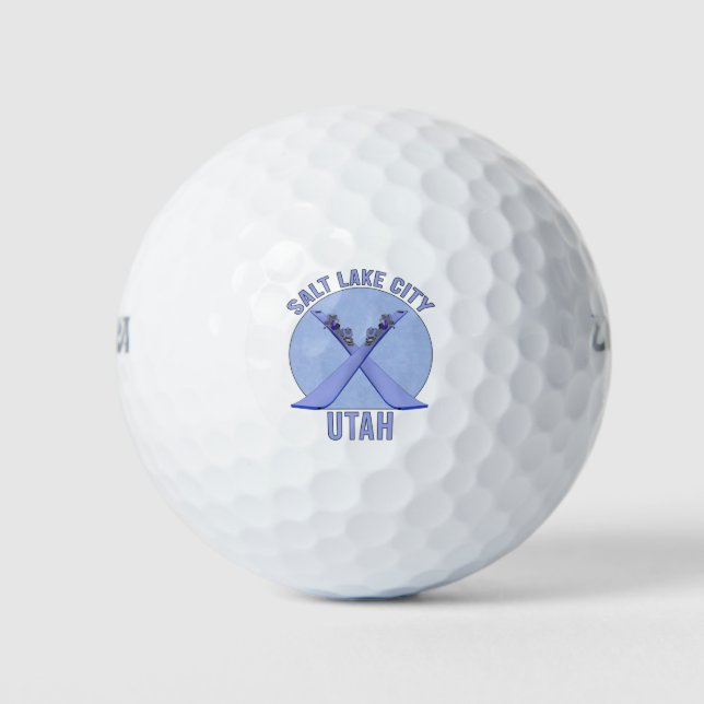 Salt Lake City, Utah Golf Balls (Front)