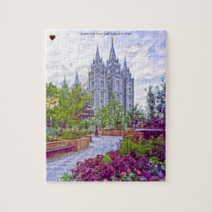 Salt Lake City Utah Jigsaw Puzzle