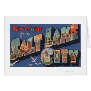 Salt Lake City, Utah - Large Letter Scenes 2