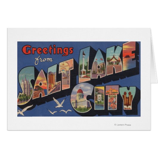 Salt Lake City, Utah - Large Letter Scenes 2 (Front Horizontal)