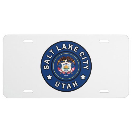 Salt Lake City Utah License Plate
