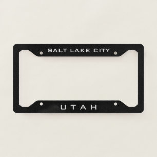 Salt Lake City Utah License Plate Frame