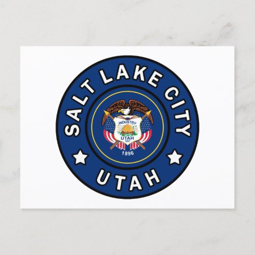 Salt Lake City Utah Postcard