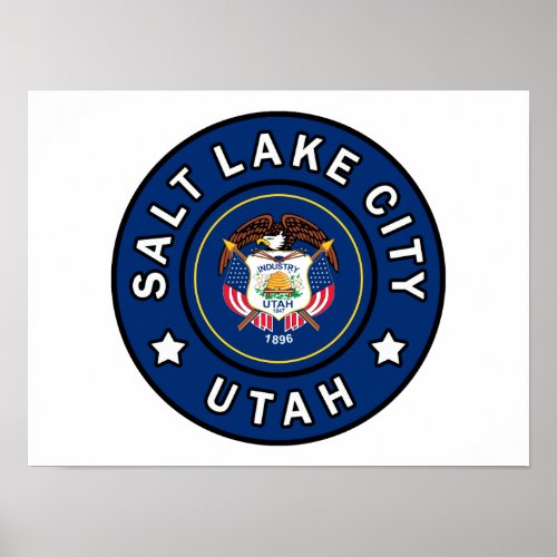 Salt Lake City Utah Poster