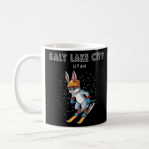 Salt Lake City Utah  Ski Rabbit  Coffee Mug
