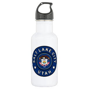 Salt Lake City Utah Stainless Steel Water Bottle