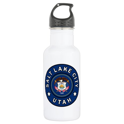 Salt Lake City Utah Stainless Steel Water Bottle