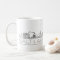 Salt Lake City, Utah Stylized Skyline Coffee Mug
