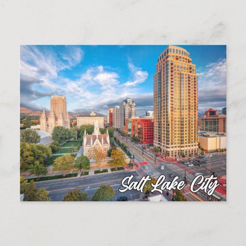 Salt Lake City Utah United States Postcard