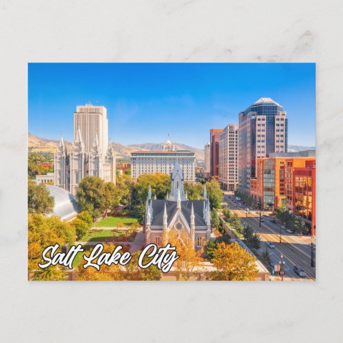 Salt Lake City Utah United States Postcard