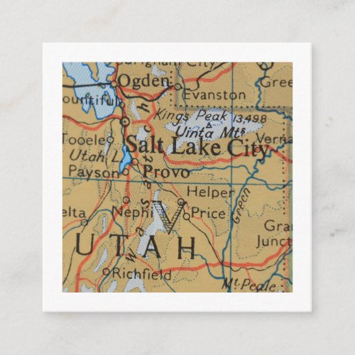 Salt Lake City Weve Moved New Address Card