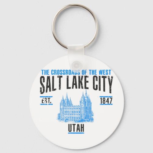 Salt Lake Keychain